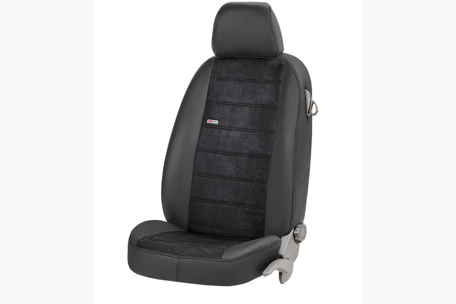 Opel Combo 2012–2018 Poťahy na sedadlá eko koža+textil+Alcantara Antara (predné) Image