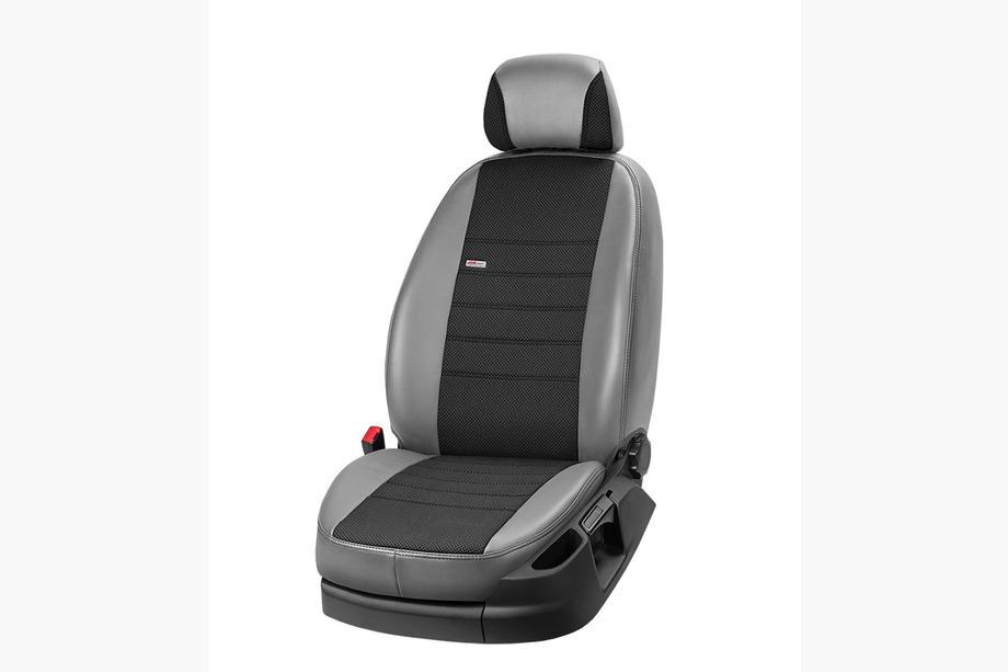 Toyota Venza 2008–2017 Poťahy na sedadlá z eko kože + látky + Alcantary Eco Comfort (kompletný interiér) Fotografia 4