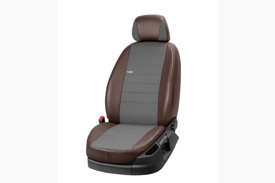 Toyota Venza 2008–2017 Poťahy na sedadlá z eko kože + látky + Alcantary Eco Comfort (kompletný interiér) Fotografia 7