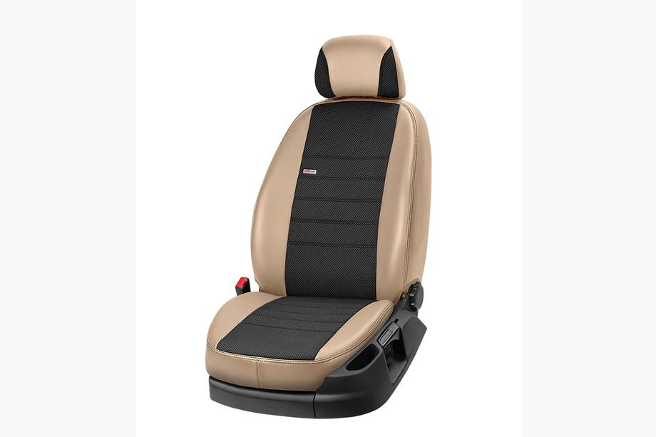 Toyota Venza 2008–2017 Poťahy na sedadlá z eko kože + látky + Alcantary Eco Comfort (kompletný interiér) Fotografia 8