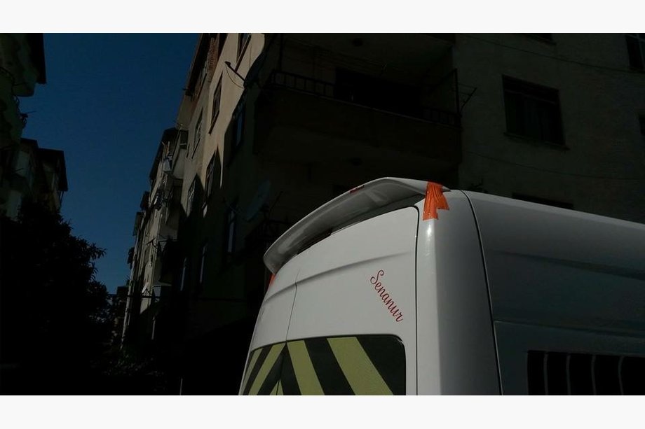 Volkswagen Crafter 2006–2016 Spojler Anatomik (úzky model, na lakovanie) Fotografia 8