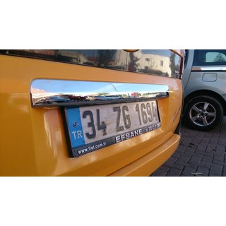 Nerezová ozdobná lišta nad ŠPZ fotografia 2
