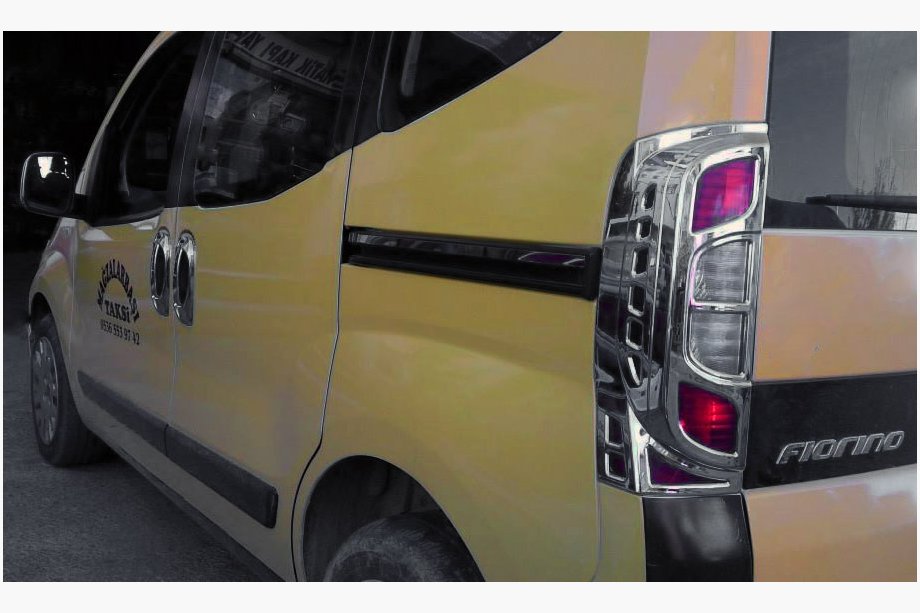Citroen Nemo 2007–2017 Chrómové kryty brzdových svetiel s ohybom (2 ks, plast) Image