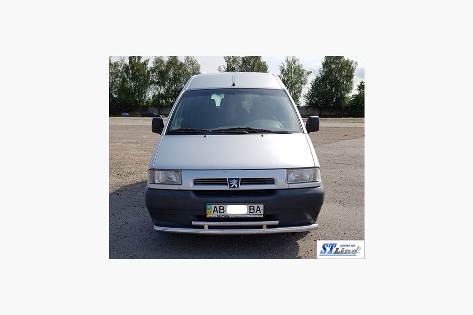 Citroen Jumpy 1996–2007 Predný ochranný rám ST016 (nerez) 60/42 mm Fotografia 3