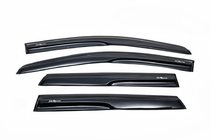 Nissan Qashqai 2010–2014 Veterné deflektory okien (4 ks, MyRacing) fotografia 1