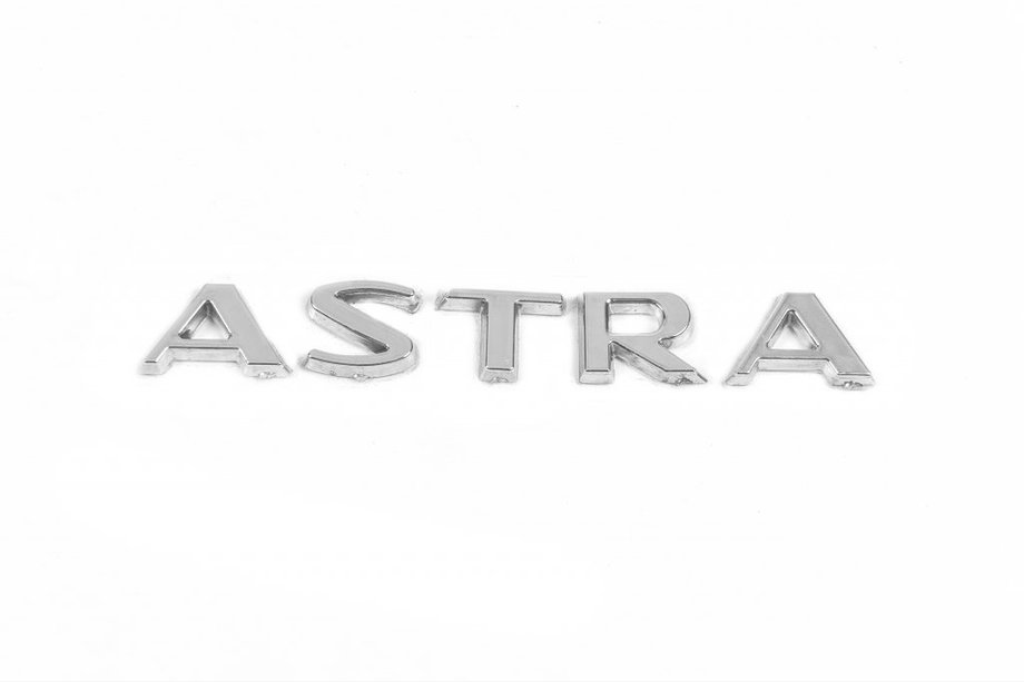 Opel Astra G Classic 1998–2012 Nápis Astra (128 × 17 mm) Image