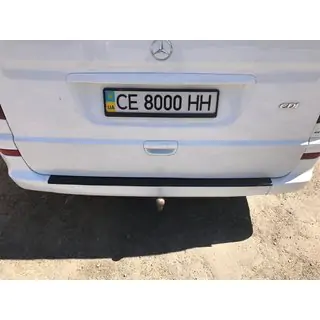 Plastová lišta na zadný nárazník s ohybom DDU Mercedes Viano 2004–2014 fotografia 3