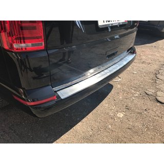 Nerezová lišta na zadný nárazník Omsa matná (1 dvere, nerez) Volkswagen T6 2015–2024 fotografia 4