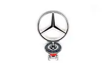 Mercedes S-class W222 2013–2022 Emblém so zameriavacím krížom (s nápisom) fotografia 1
