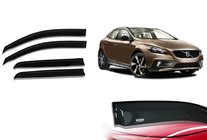 Volvo V40 2012– Okenné veterné deflektory (4 ks, Niken) fotografia 1