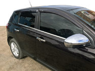 Nissan Qashqai 2010–2014 Vonkajšie ozdobné lišty (4 ks, nerez) Štandardná základňa, OmsaLine – talianska nehrdzavejúca oceľ fotografia 1