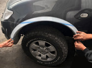 Mitsubishi L200 2006–2015 Nerezové lemy blatníkov (4 ks) fotografia 1