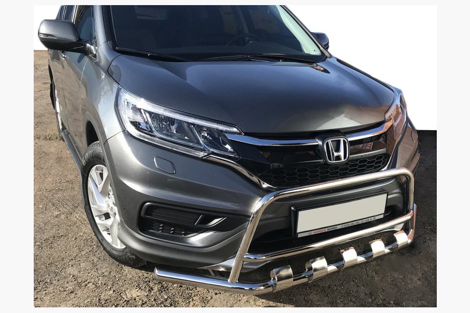 Honda CRV 2012–2016 Predný ochranný rám WT003-ST-V2 (nerez) Image