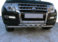 Mitsubishi Pajero Wagon IV 2006–2021 Predný ochranný rám ST015 (nerez) fotografia 1