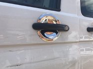 Volkswagen T5 Multivan 2003–2010 Kryty pod kľučky (nerez) OmsaLine – talianska nehrdzavejúca oceľ, 4 ks fotografia 4