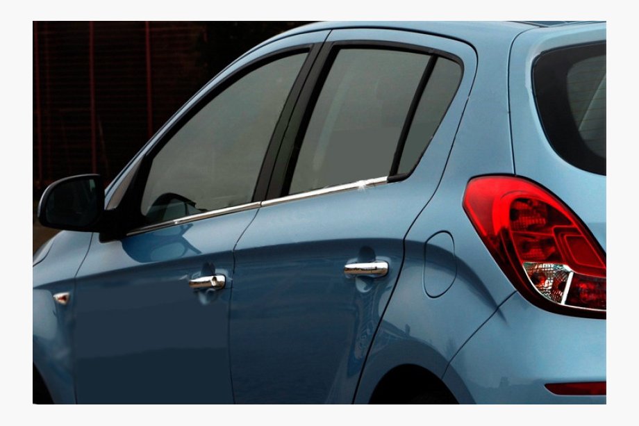 Hyundai I-20 2012–2014 Spodné lišty okien (4 ks, nerez) Image