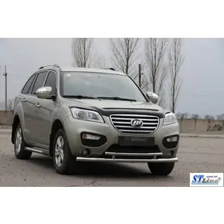 Predný ochranný rám ST014 (nerez) Lifan X60 2011– fotografia 3