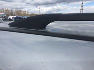 Fiat Doblo II 2010–2022 čierne strešné lyžiny Maxi, plastové pätky fotografia 5