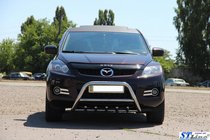 Mazda CX-9 2007–2016 Predný ochranný rám WT003 (nerez) fotografia 2