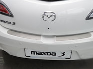 Mazda 6 2008–2012 Nerezová lišta na zadný nárazník Nataniko fotografia 1
