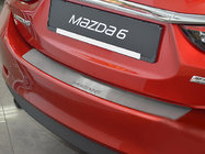 Mazda 6 2012–2024 Nerezová lišta na zadný nárazník Nataniko (4D, nerez.) fotografia 1