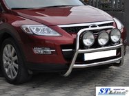 Mazda CX-9 2007–2016 Predný ochranný rám WT018 (nerez) fotografia 2