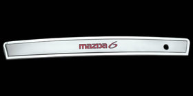 Mazda 6 2003–2008 Chrómová lišta s červeným podsvietením (plast) fotografia 1