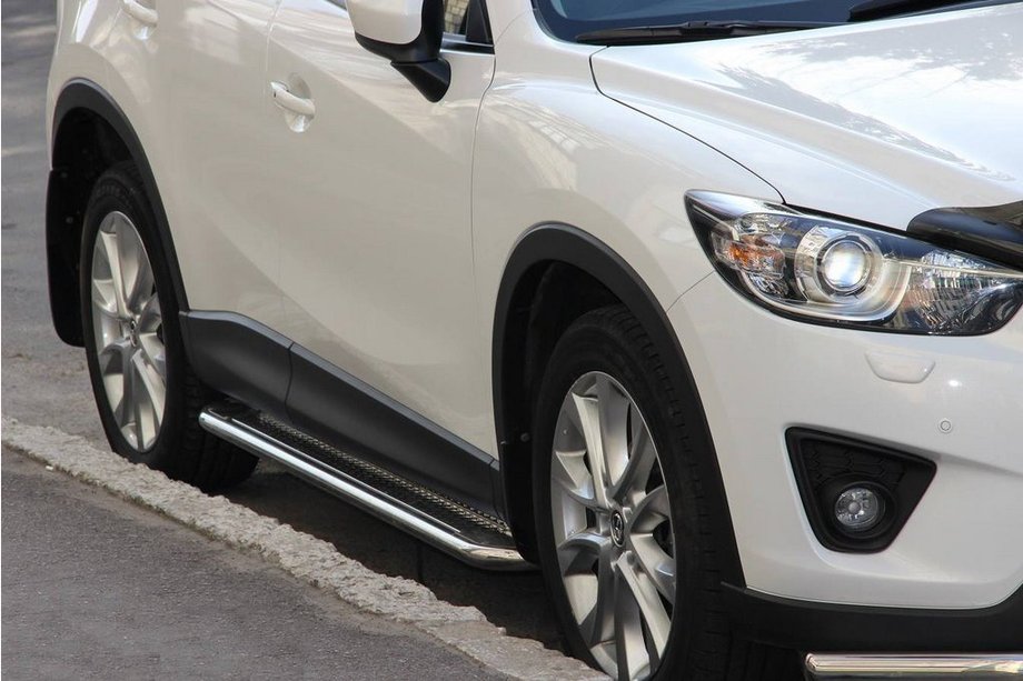 Mazda CX-3 2015– Bočné nášľapy KB001 (nerez) 60 mm Image