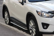 Mazda CX-3 2015– Bočné nášľapy KB001 (nerez) 60 mm fotografia 1