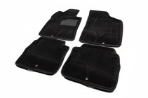 Hyundai Santa Fe 2 2006–2012 3D textilné koberčeky do interiéru (Seintex) fotografia 1