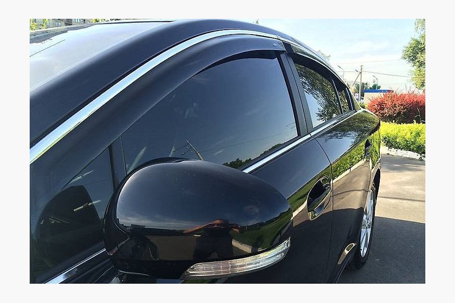 Volkswagen Jetta 2011–2018 Okenné deflektory (4 ks, Sunplex Chrome) Image
