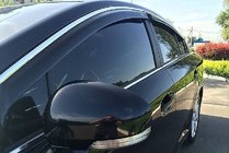 Volkswagen Jetta 2011–2018 Okenné deflektory (4 ks, Sunplex Chrome) fotografia 1