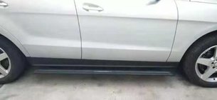 Mercedes GLE/ML class W166 2011–2018 Bočné nášľapy s výsuvným mechanizmom (2 ks, hliník) fotografia 2