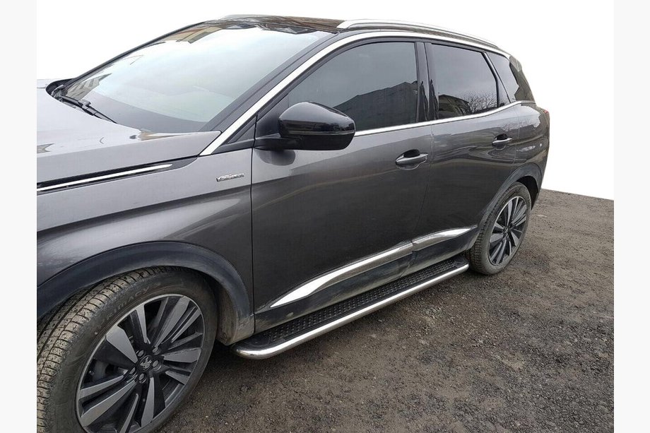 Peugeot 3008 2016–2023 Bočné nášľapy Maydos V2 (2 ks, hliník/nerez) Image