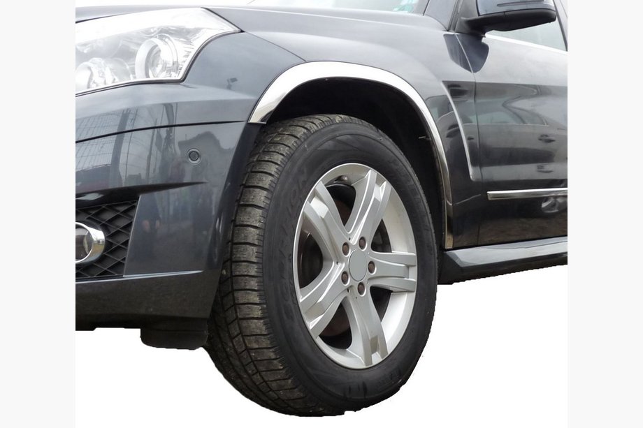 Mercedes GLK class X204 2008–2015 Nerezové lemy blatníkov (4 ks) Image