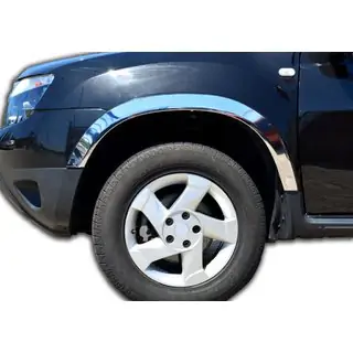 Nástavce lemov blatníkov (4 ks, nerezová oceľ) Dacia Duster 2008–2018 fotografia 1
