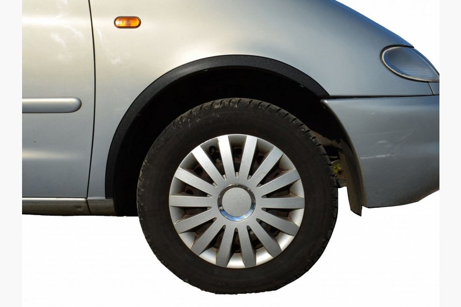 Jaguar X-Type 2001–2009 Nástavce lemov blatníkov (4 ks, čierne) Image