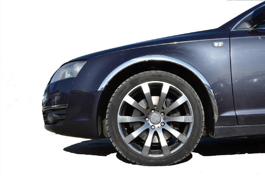 Audi A6 C6 2004–2011 Nerezové lemy blatníkov (4 ks) Image