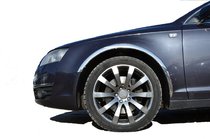 Audi A6 C6 2004–2011 Nerezové lemy blatníkov (4 ks) fotografia 1