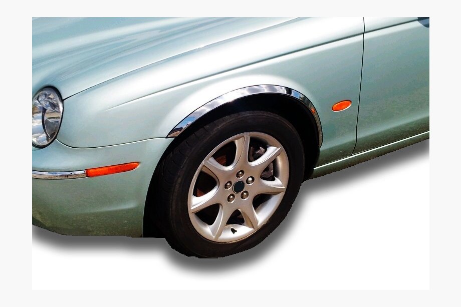 Jaguar X-Type 2001–2009 Nerezové lemy blatníkov (4 ks) Image