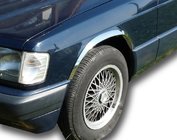 Mercedes W201 (190) 1982–1993 Lišty lemov blatníkov 1988-1993 (4 ks, nerez) fotografia 1