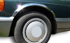 Mercedes S-class W126 1979–1991 Nerezové lemy blatníkov (4 ks) fotografia 1
