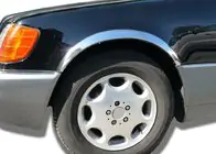 Mercedes S-сlass W140 1991–1998 Kryty blatníkových lemov (Short/Long, 4 ks, nerez) fotografia 1