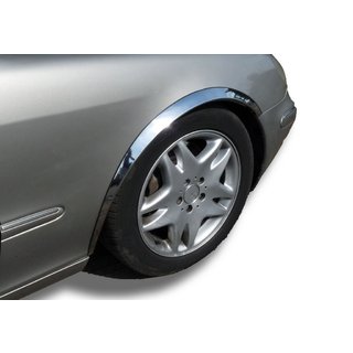 Nerezové lemy blatníkov (4 ks) Mercedes S-сlass W220 1998–2005 fotografia 1