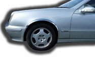 Mercedes CLK W208 1997–2002 Nerezové lemy blatníkov (4 ks) fotografia 1