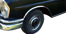 Mercedes W108 1965–1972 Nerezové lemy blatníkov (4 ks) fotografia 1