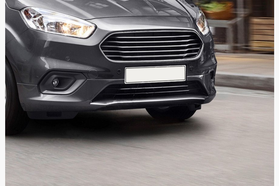 Ford Courier 2014–2023 Chrómové ochranné lišty na nárazník OmsaLine (2018↗, 2 ks, nerez) Image