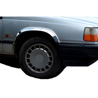 Nerezové lemy blatníkov (4 ks) Volvo 940/960 1990–1997 fotografia 1