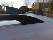 Mercedes Viano 2004–2014 Čierne strešné lyžiny ELITE (plastová pätka) Krátky rázvor (Short, Compact) fotografia 6