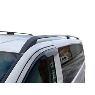 Čierne strešné lyžiny ELITE (plastové pätky)
